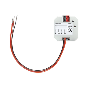 MDT AIO 2 entradas/salidas analógicas, 0-10V, empotrable, E/S configurable