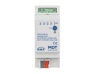 MDT AIO 4 entradas/salidas analógicas, 0-10V, E/S configurable