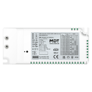 Controlador LED KNX CC/CV 30 W/230 V, 2 canales