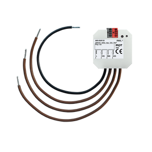 MDT KNX Actuador de conmutación AKK 3 salidas, 10 A, 100-230V AC, 14 μF, 2 ECG, Fancoil, empotrable