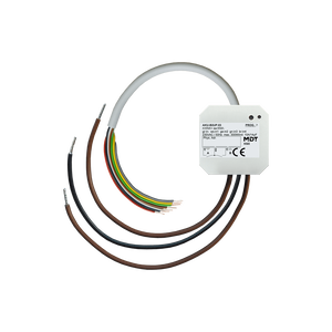 MDT KNX Actuador universal 2 salidas, 10 A, 230 V AC, 14 µF, 2ECG, con 4 entradas binarias, empotrable