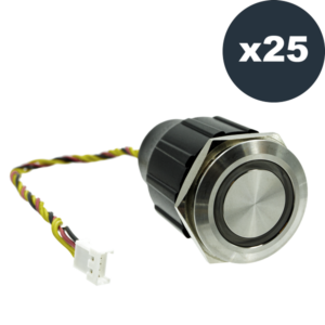 DoorBird D21x – Pulsador de llamada redondo – 25 unidades