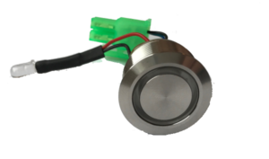 DoorBird P0601 – Pulsador de llamada redondo iluminado – 1 unidad