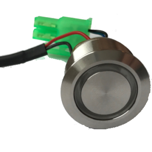 DoorBird P0601 – Pulsador de llamada redondo iluminado – 1 unidad