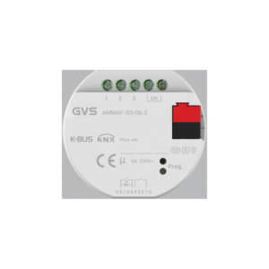 GVS Actuador multifunción mini KNX Secure, 3 canales