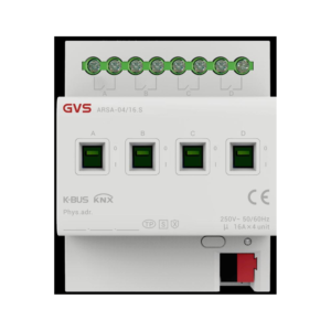 GVS Actuador de conmutación KNX Secure, 4–12 canales, 16/20 A