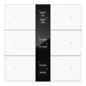 GVS KNX Push Button sensor S con Display, 1/2/3 Gang