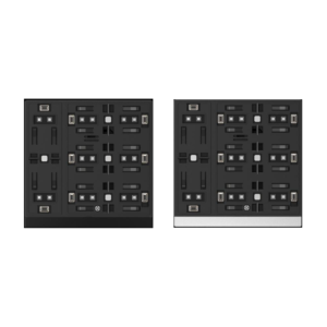 GVS Pulsador Waltz KNX Secure, 2–4 teclas