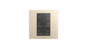 KNX Touch Panel Slim, 2-6 Buttons