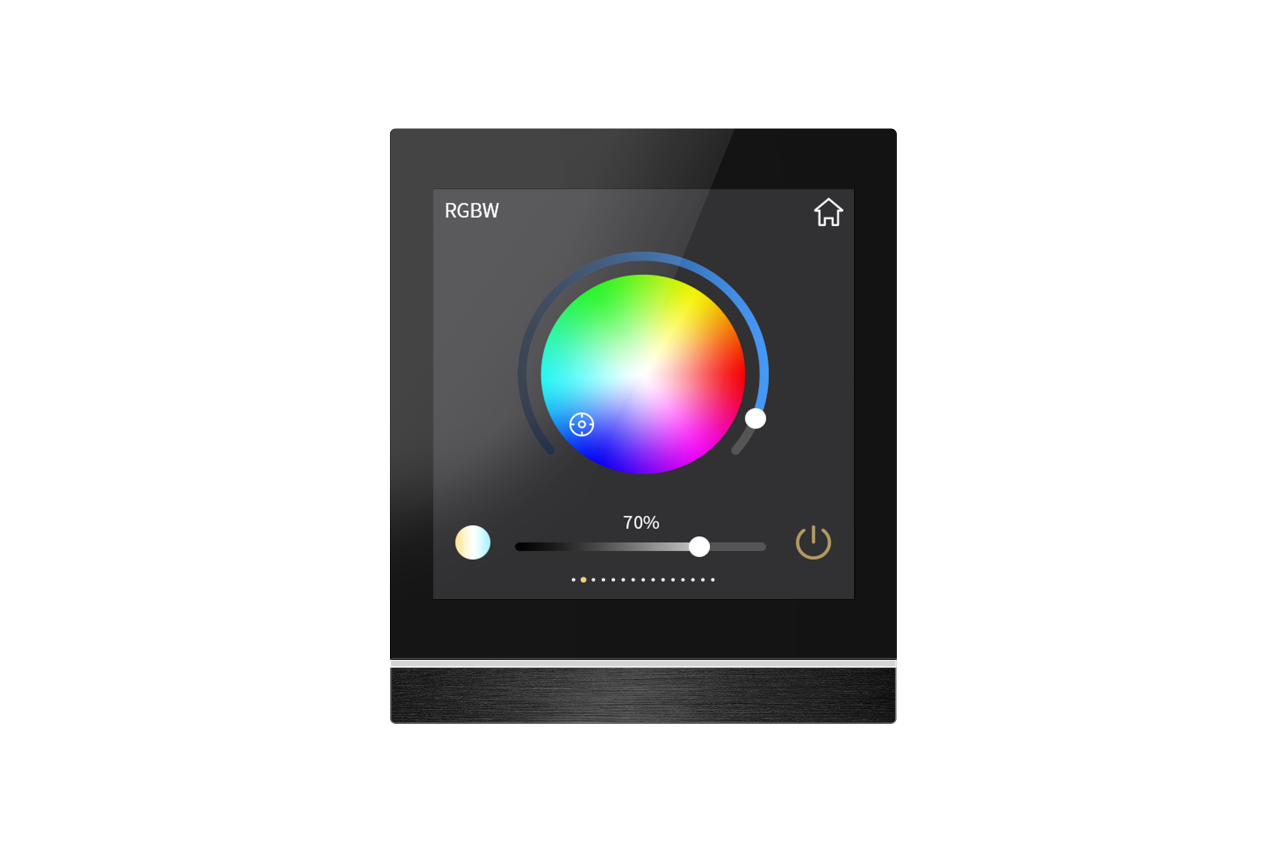 Smart Touch Panel V40 Black RGB Smart Touch Panel V40 Black RGB