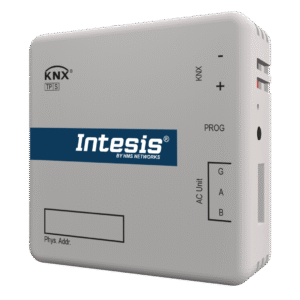 Intesis Sistemas comerciales y VRF Haier a interfaz KNX – 16 unidades interiores