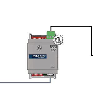 Intesis Fujitsu RAC y VRF a interfaz BACnet MS/TP y Modbus RTU (conector CN) – 1 unidad interior