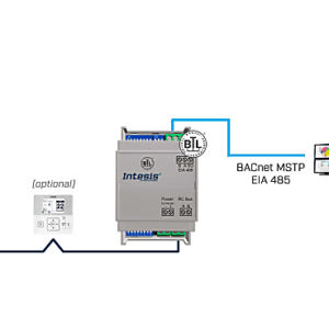 Intesis Sistemas Hitachi VRF a interfaz BACnet MS/TP y Modbus RTU – 1 unidad interior
