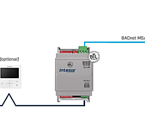 Intesis Unidades Samsung NASA a interfaz BACnet MS/TP – 1 unidad interior