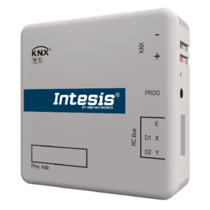 Intesis Sistemas comerciales de aire acondicionado y VRF multimarca a interfaz KNX TP – 1 unidad interior