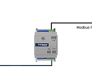 Intesis Daikin aire-agua (Altherma) a interfaz Modbus RTU – 1 unidad interior