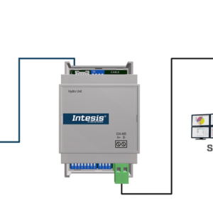 Intesis Panasonic aire-agua Aquarea H, J, K, L y M a interfaz Modbus RTU – 1 unidad interior