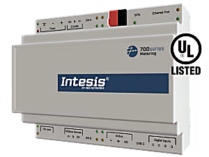 Intesis Convertidor de protocolos Intesis para medidores M-Bus, Modbus y pulsos a serie e IP – hasta 10 medidores