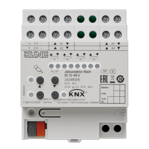 JUNG Actuador persianas KNX 4 fases