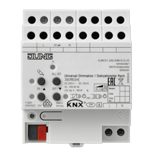 JUNG Actuador dimmer LED universal KNX REG 1-2 fases