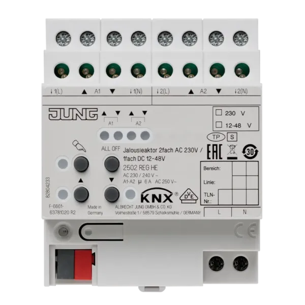 JUNG Actuador persianas KNX