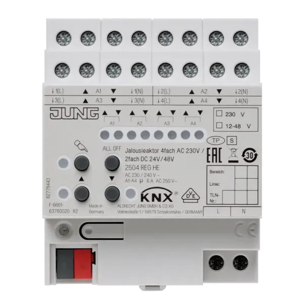 JUNG Actuador persianas KNX