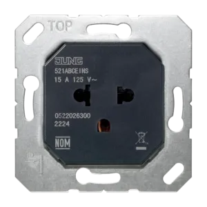 Base de enchufe EURO-US bornes de tornillo