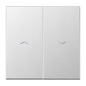 JUNG Tecla doble para persianas Serie LS, flechas en relieve