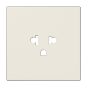 Placa central para base de enchufe 521 ABC EINS termoplástico Serie LS