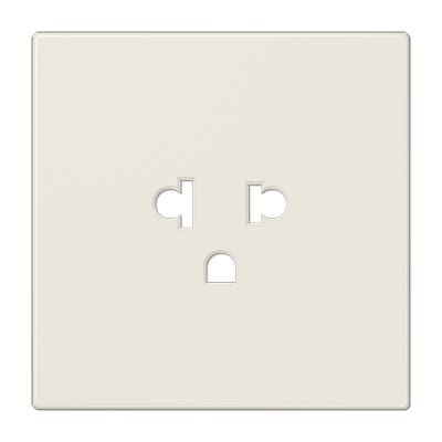 JUNG_LS521ABCBFPL Placa central para base de enchufe 521 ABC EINS termoplástico Serie LS