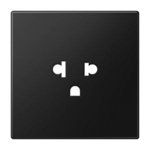 Placa central para base de enchufe 521 ABC EINS termoplástico Serie LS