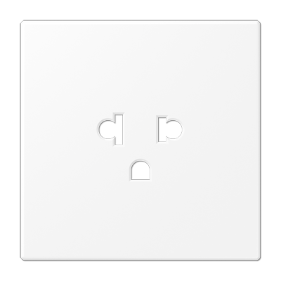 JUNG_LS521ABCBFWWMPL Placa central para base de enchufe 521 ABC EINS termoplástico Serie LS