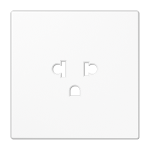 Placa central para base de enchufe 521 ABC EINS termoplástico Serie LS