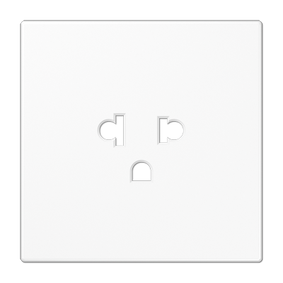 JUNG_LS521ABCBFWWPL Placa central para base de enchufe 521 ABC EINS termoplástico Serie LS