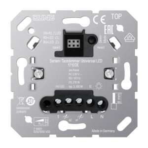 JUNG Dimmer sensor universal 2 canales para LED – Control LB