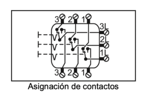 5306 EU Mecanismo Interruptor triple