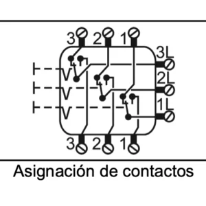 5306 EU Mecanismo Interruptor triple