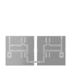 JUNG Juego de teclas termostato F40 - Transparente