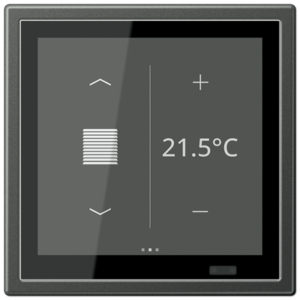 KNX Secure LS TOUCH con marco LS 990 Metal