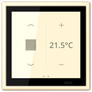 KNX Secure LS TOUCH con marco LS 990 Les Couleurs® Le Corbusier