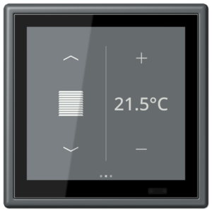 KNX Secure LS TOUCH con marco LS 990 Les Couleurs® Le Corbusier