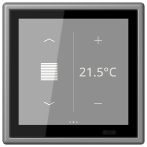KNX Secure LS TOUCH con marco LS 990 Les Couleurs® Le Corbusier