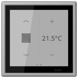 KNX Secure LS TOUCH con marco LS 990 Les Couleurs® Le Corbusier