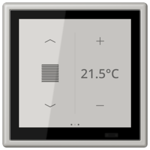 KNX Secure LS TOUCH con marco LS 990 Les Couleurs® Le Corbusier