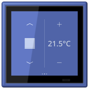 KNX Secure LS TOUCH con marco LS 990 Les Couleurs® Le Corbusier