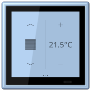 KNX Secure LS TOUCH con marco LS 990 Les Couleurs® Le Corbusier