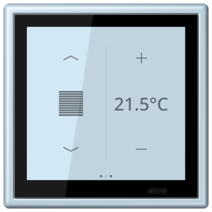 KNX Secure LS TOUCH con marco LS 990 Les Couleurs® Le Corbusier