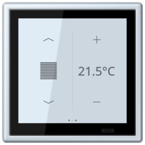 KNX Secure LS TOUCH con marco LS 990 Les Couleurs® Le Corbusier