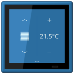 KNX Secure LS TOUCH con marco LS 990 Les Couleurs® Le Corbusier