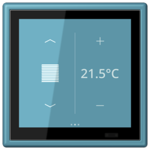 KNX Secure LS TOUCH con marco LS 990 Les Couleurs® Le Corbusier
